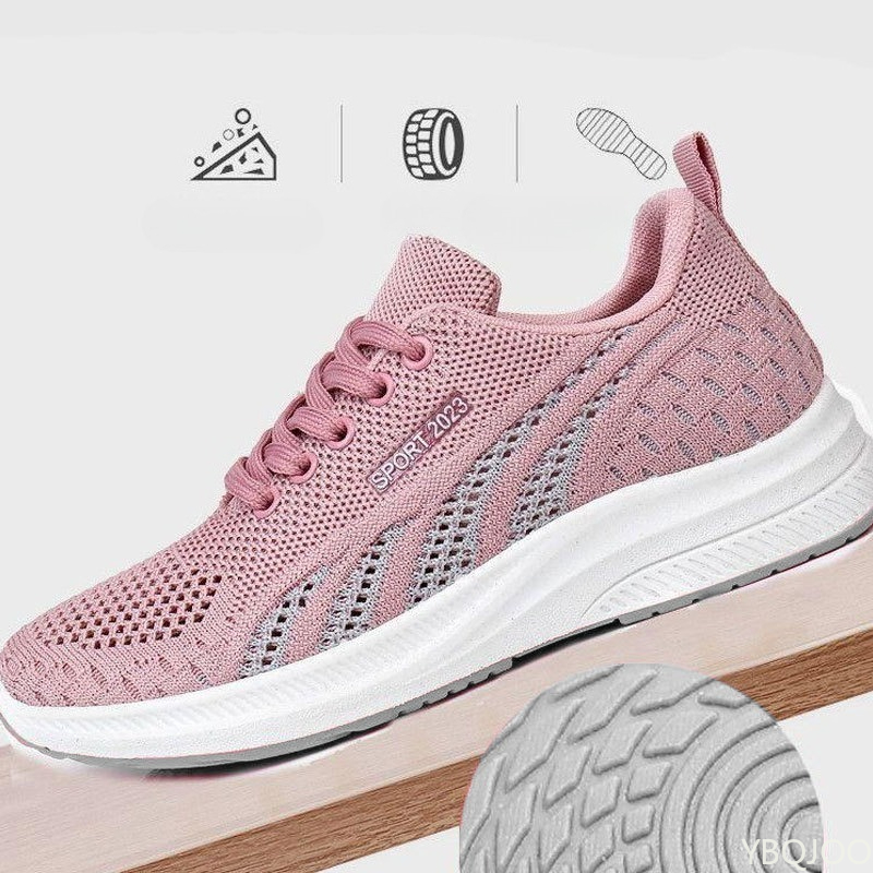 Sports Equipment For Running - รองเท้าผ้าใบผู้หญิงแฟชั่นฤดูใบไม้ผลิและฤดูใบไม้ร่วงไซส์ใหญ่ น้ำหนักเบา ระบายอากาศได้ดี ใช้งานได้หลากหลาย เหมาะสำหรับวิ่งและใส่ลำลอง