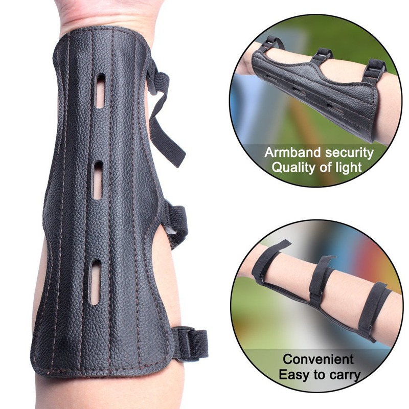 Sports Equipment Archery - อุปกรณ์ยิงธนู ARM GUARD ป้องกัน Forearm ปลอดภัยปรับ