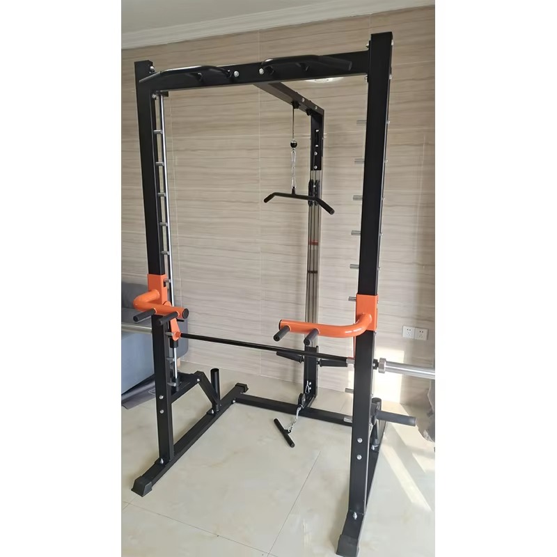 Sports Equipment Rack - อุปกรณ์ออกกำลังกายอเนกประสงค์สำหรับใช้ในบ้าน ชุดฝึกซ้อมกีฬา บาร์โหน บาร์ออกกำลังกายแนวนอน แท่นวางสำหรับสควอท