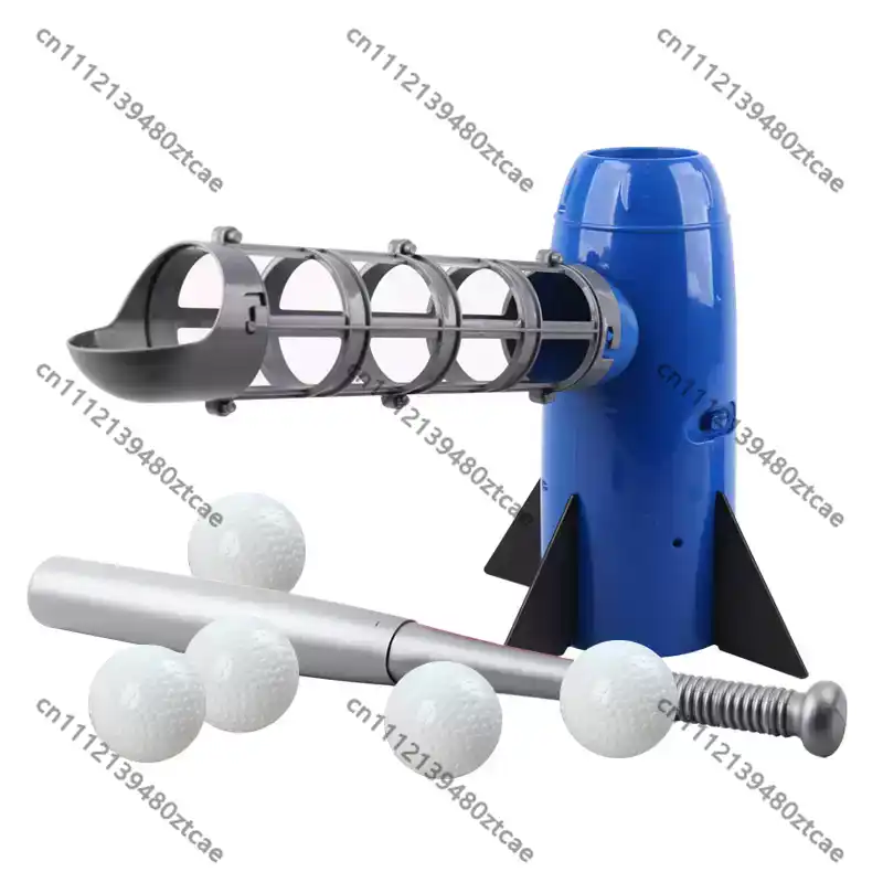 Sports Equipment You Hit - เครื่องยิงลูกเบสบอลอัตโนมัติสำหรับเด็ก ของเล่นฝึกตีเบสบอล อุปกรณ์กีฬากลางแจ้งสำหรับการฝึกซ้อมและกิจกรรมร่วมกับผู้ปกครอง