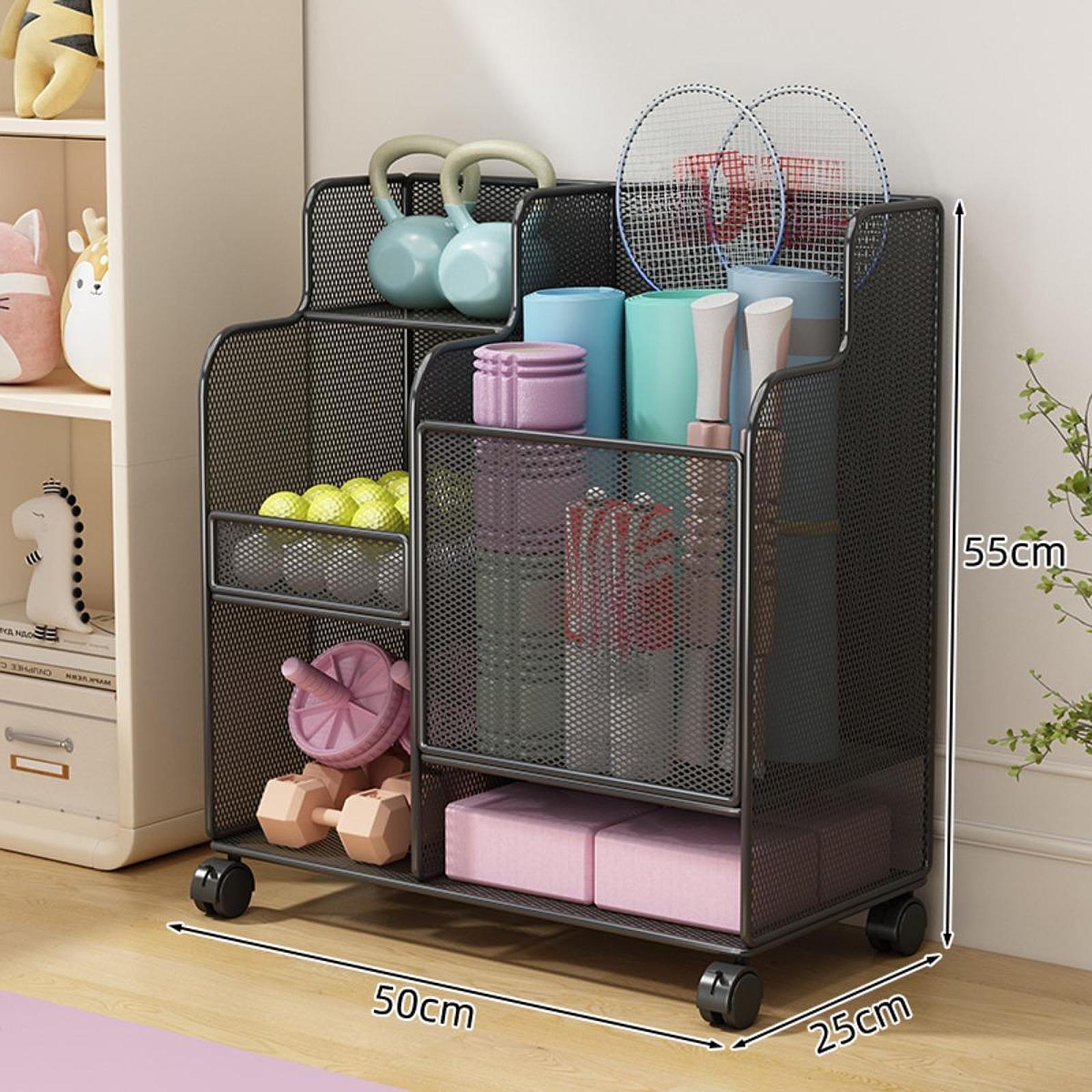ชั้นวางอุปกรณ์กีฬาแบบมีล้อ ขนา - Sports Equipment Rack บทวิจารณ์และราคา