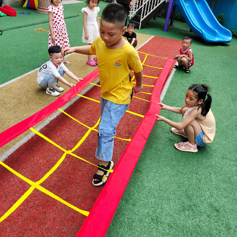 บันไดกริดสนุกสนาน ของเล่นกลางแ - Sports Equipment For Kindergarten บทวิจารณ์และราคา