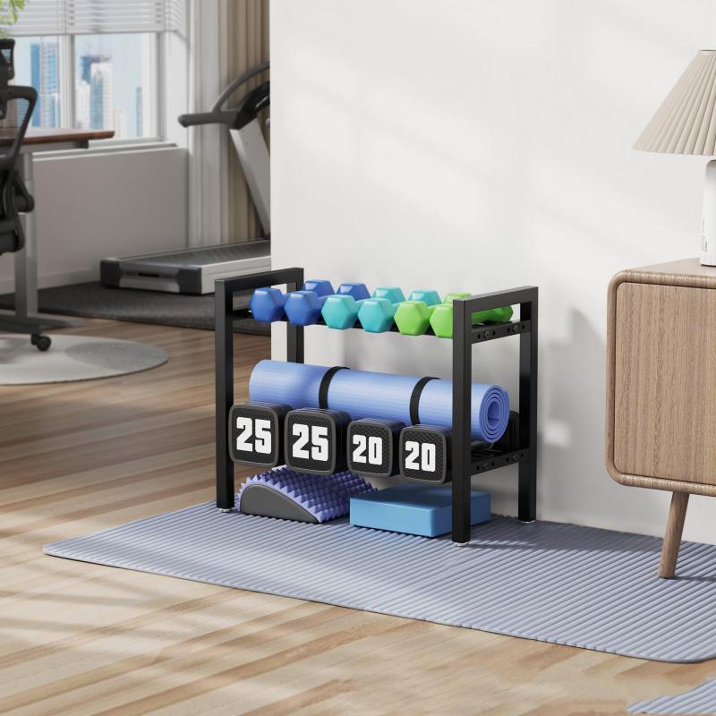 ชั้นวางดัมเบลโลหะปรับระดับได้, - Sports Equipment Rack บทวิจารณ์และราคา