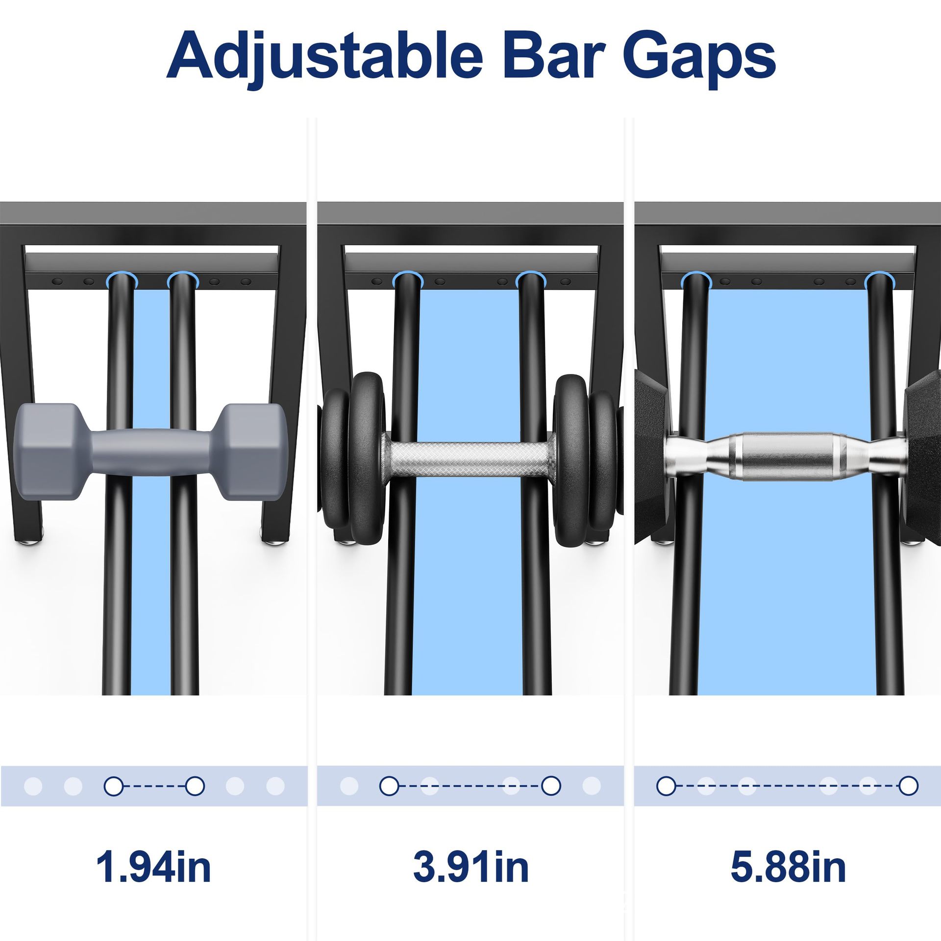 ชั้นวางดัมเบลโลหะปรับระดับได้, - Sports Equipment Rack บทวิจารณ์และราคา